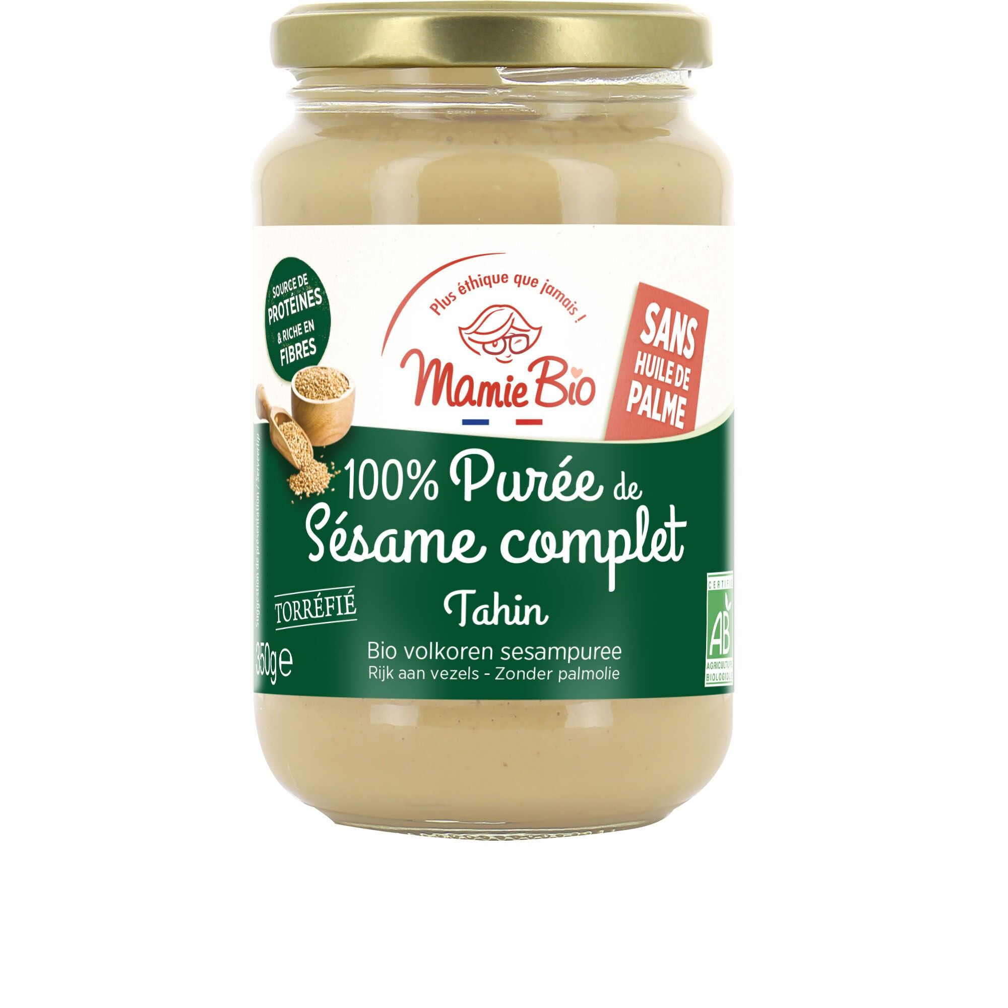 100 % Vollkorn-Sesampaste 350 g