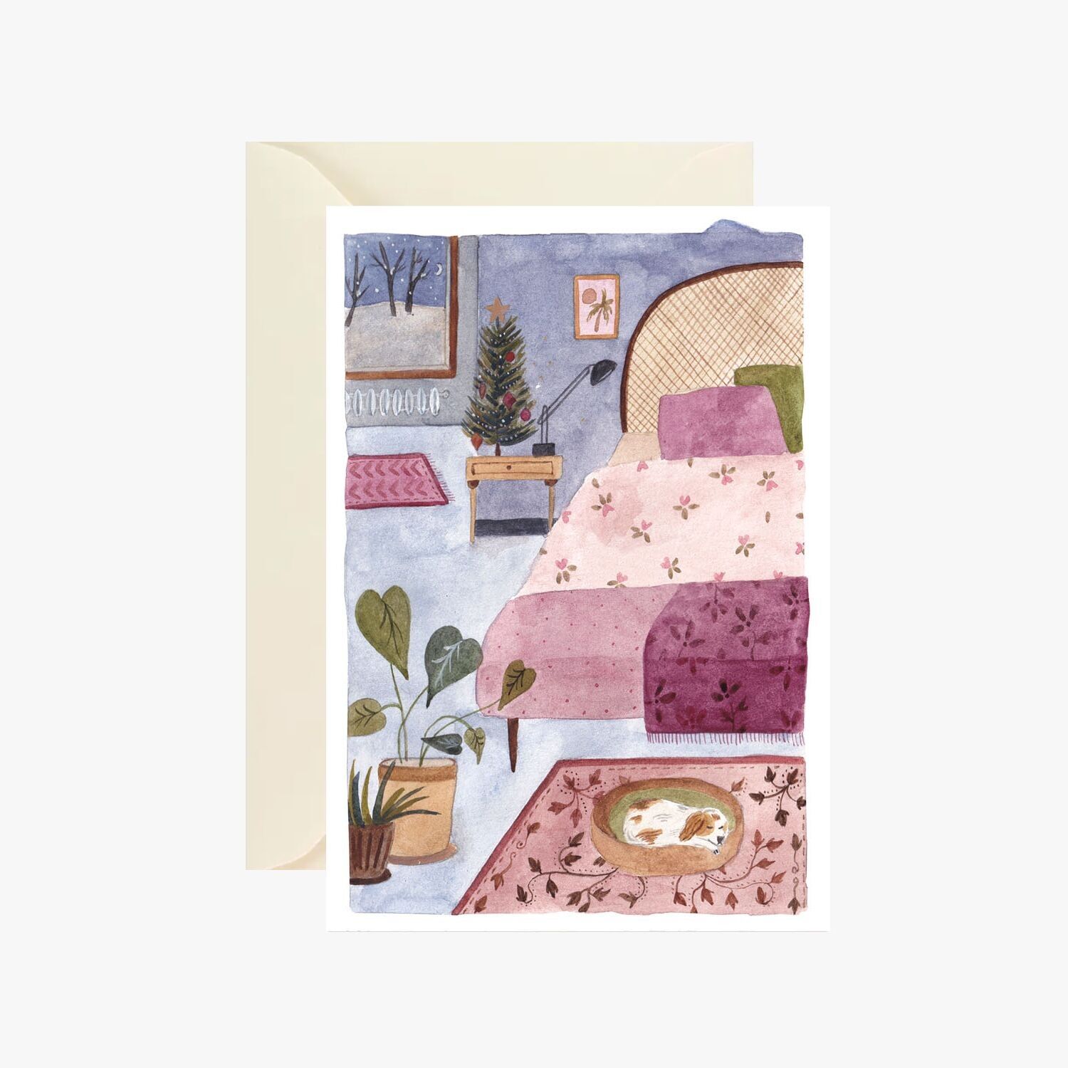 carte postale nuit de noël