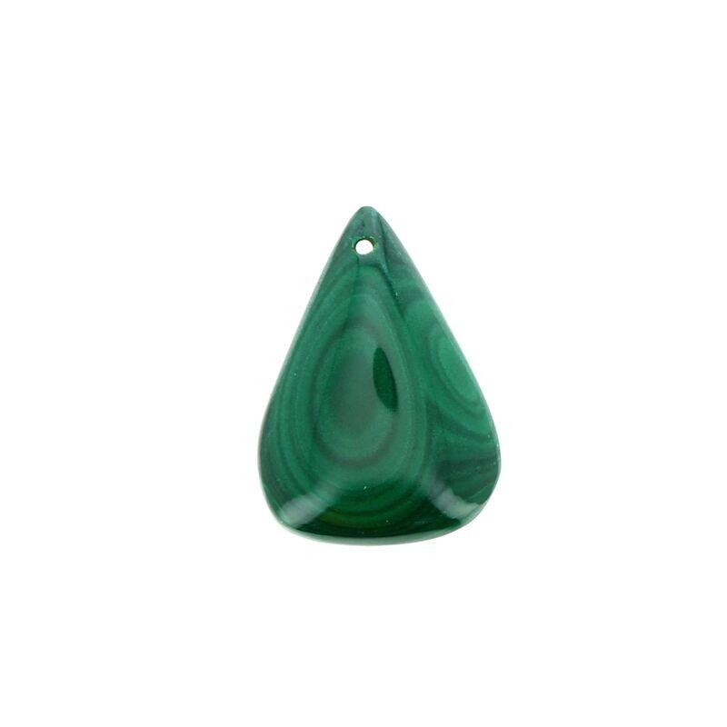 Ciondolo in malachite autentica 27 x 22 mm
