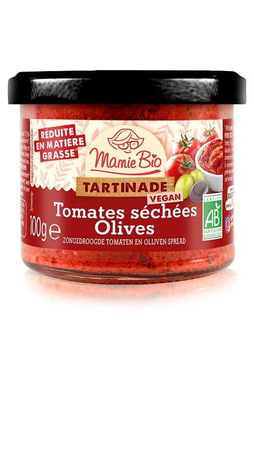 Mamie Bio – Aufstrich aus sonnengetrockneten Tomaten und Oliven, 100 g