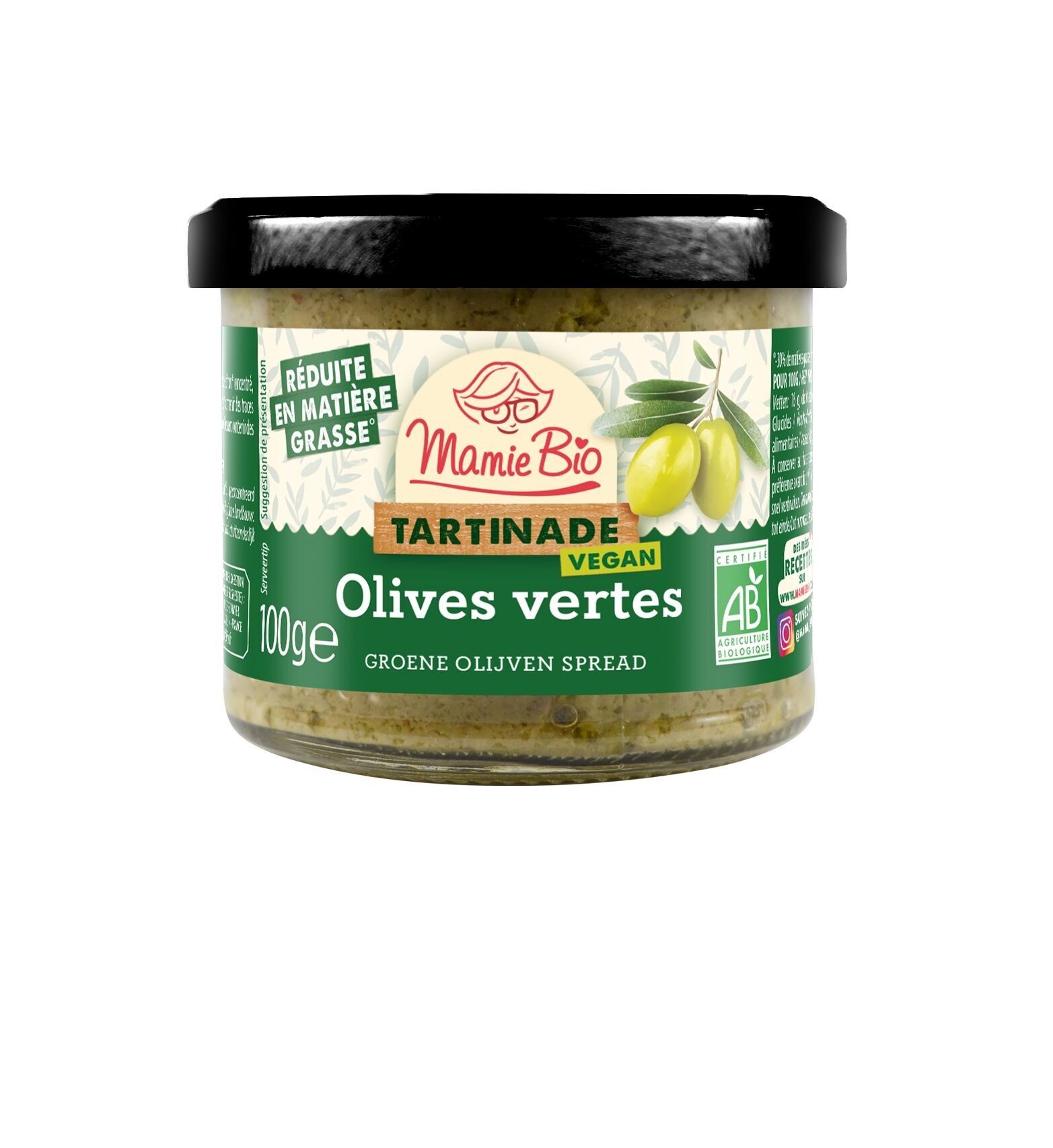 Mamie Bio - Grüner Olivenaufstrich 100 g