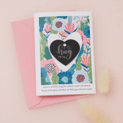 Little hugs - floral card