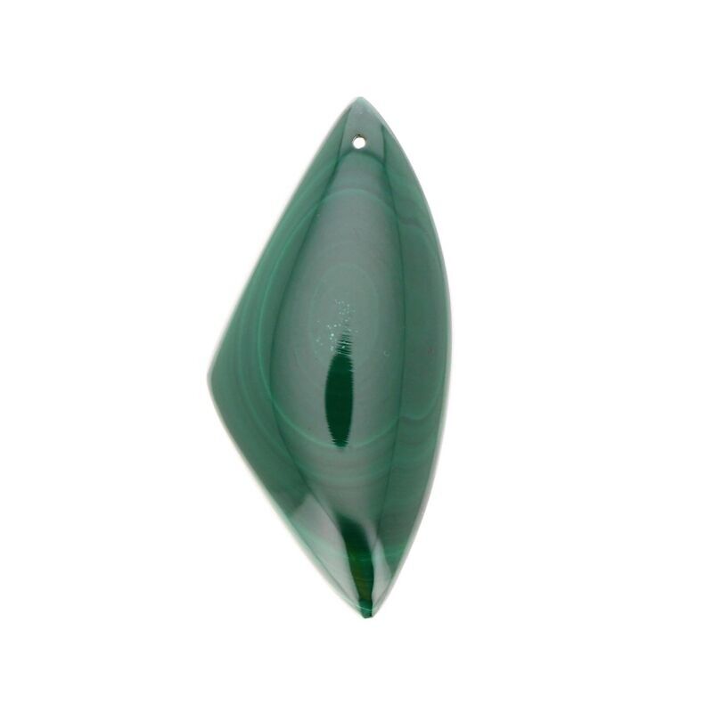 Ciondoli in vera malachite 45 x 21 mm