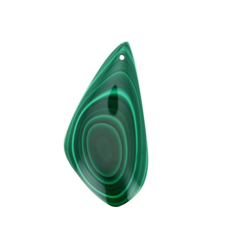 Ciondolo in malachite autentica 30 x 22 mm