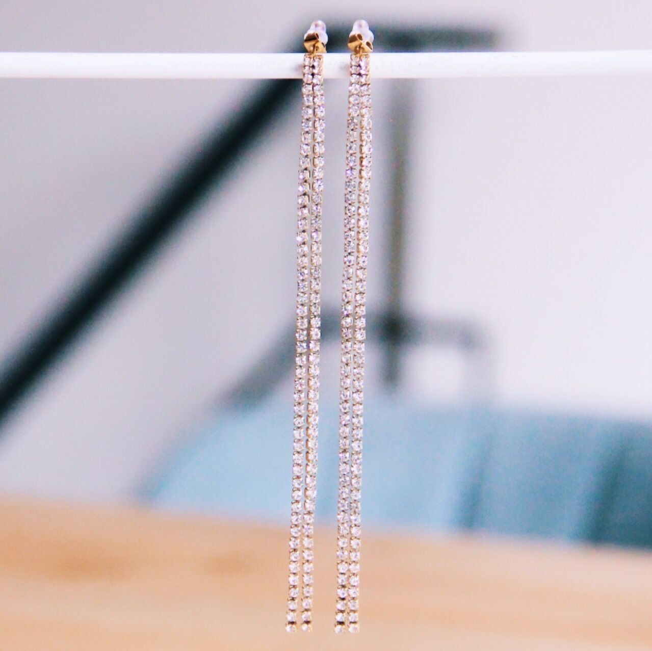 Orecchini lunghi 'Shine Bright'