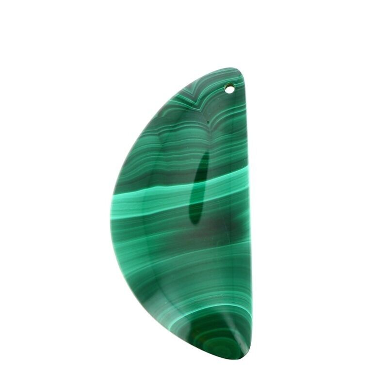 Ciondoli in vera malachite 46 x 22 mm