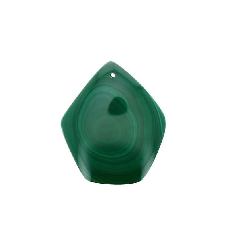 Ciondoli in vera malachite 33 x 28 mm