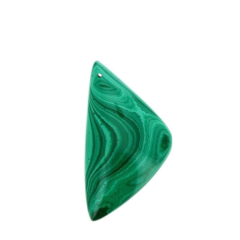 Ciondoli in vera malachite 41 x 22 mm