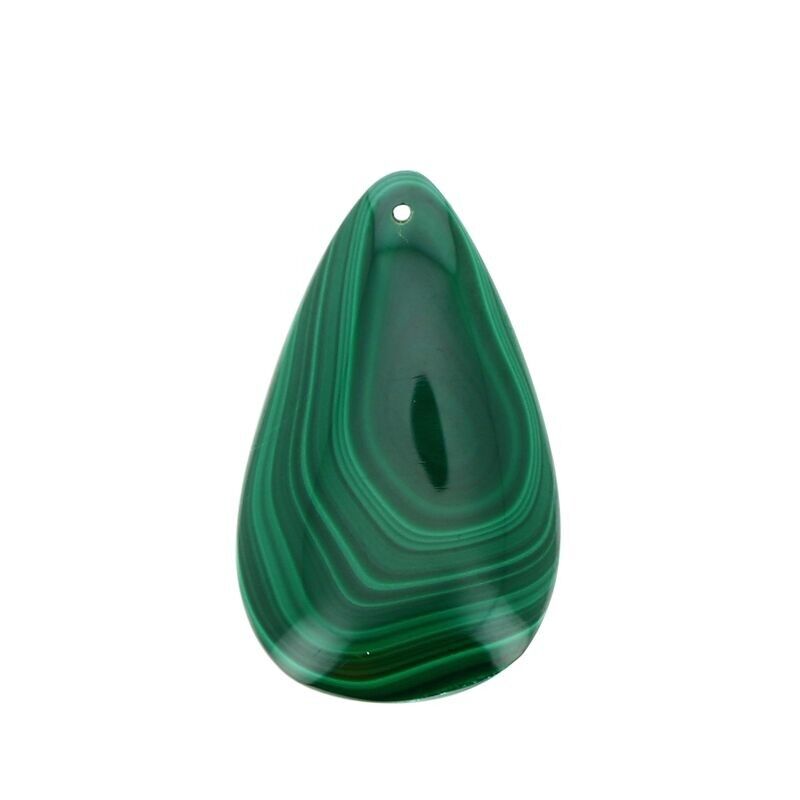 Ciondoli in vera malachite 40 x 25 mm
