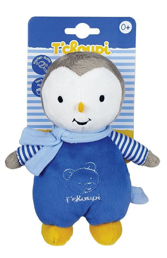 T'CHOUPI Marioneta sonajero para bebé de 20 cm