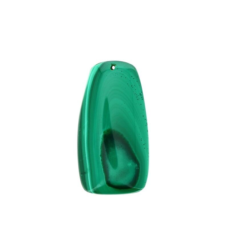 Ciondoli in vera malachite 36 x 19 mm