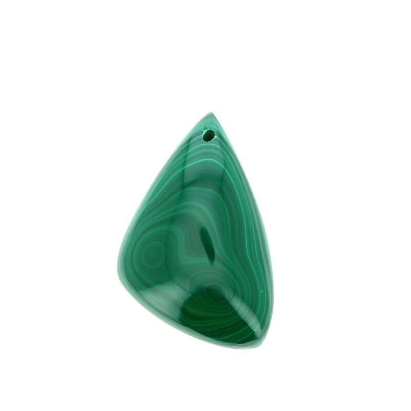 Ciondoli in vera malachite 35 x 33 mm