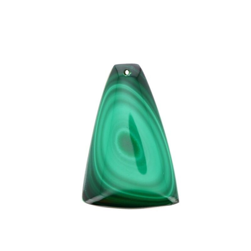 Ciondoli in vera malachite 35 x 20 mm