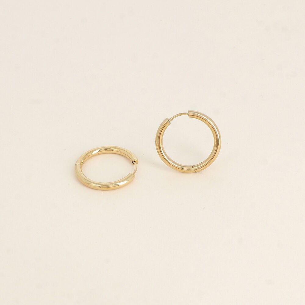 Hoop earrings - single ring 26mm