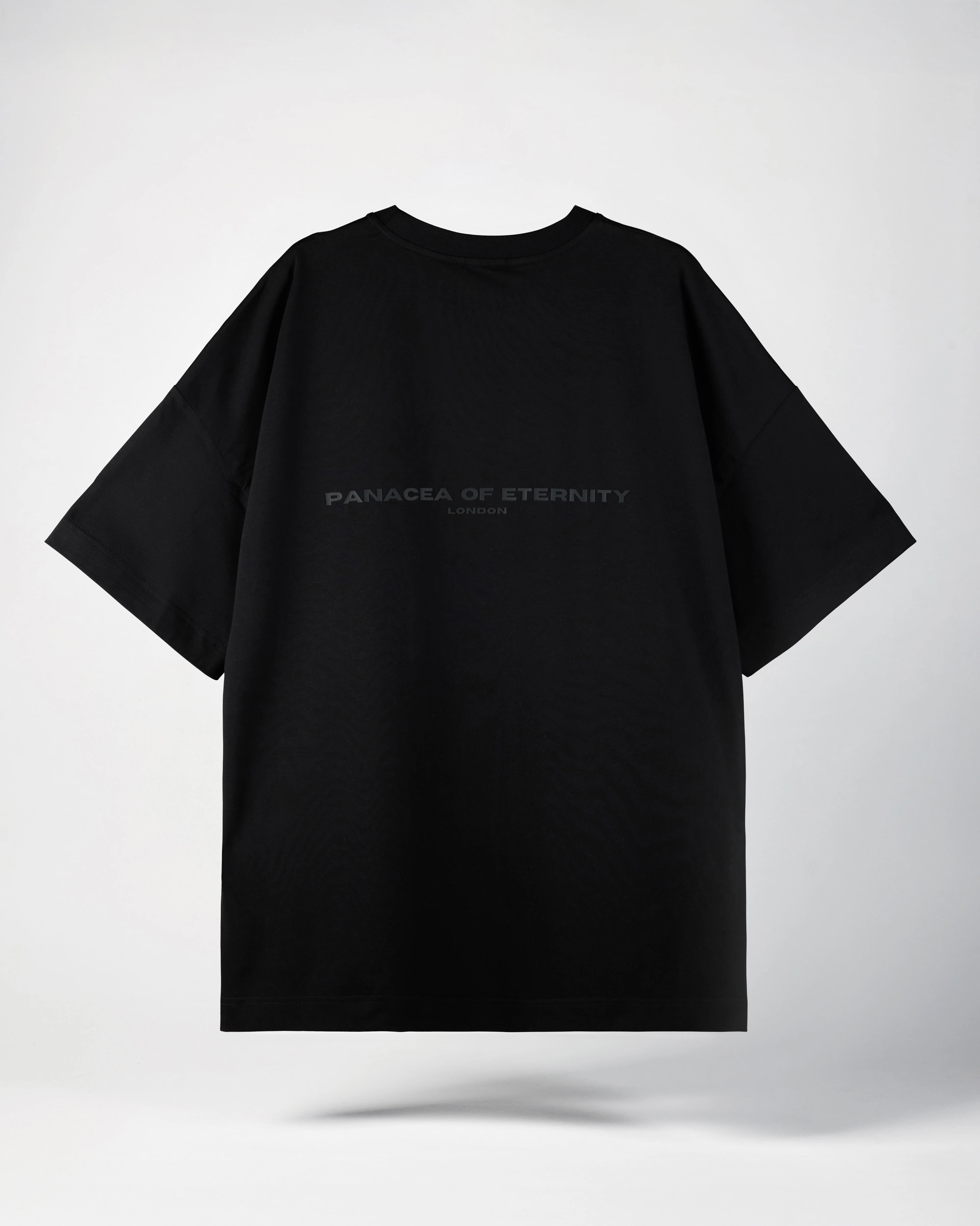 Camiseta Panacea de la Eternidad - Negro Sólido