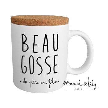 Mug céramique - message -  Beau gosse de père en fils 1