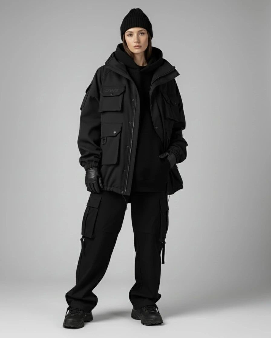 Chaqueta Softshell Dominion Negra