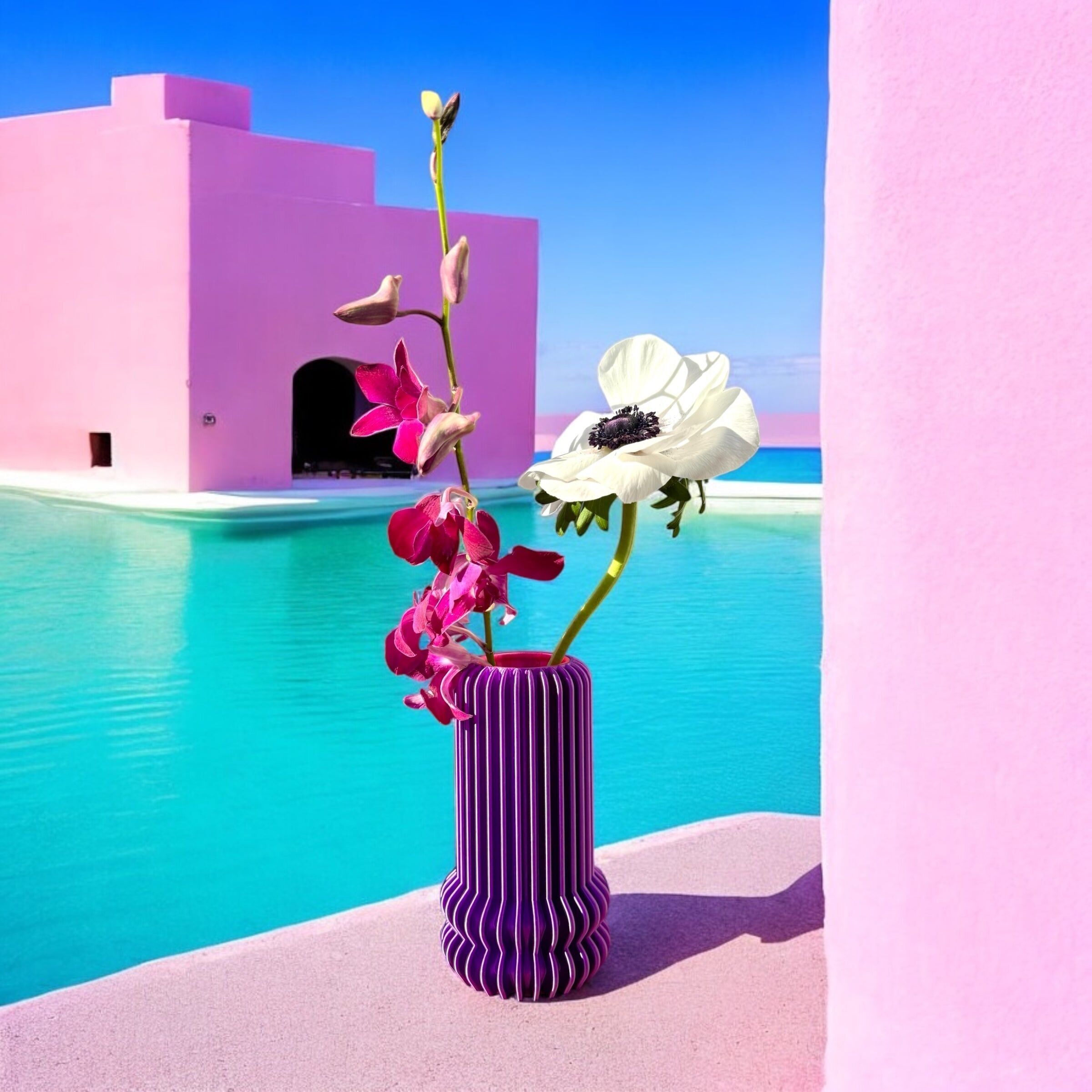 Fantaisie 100% * Soie violette