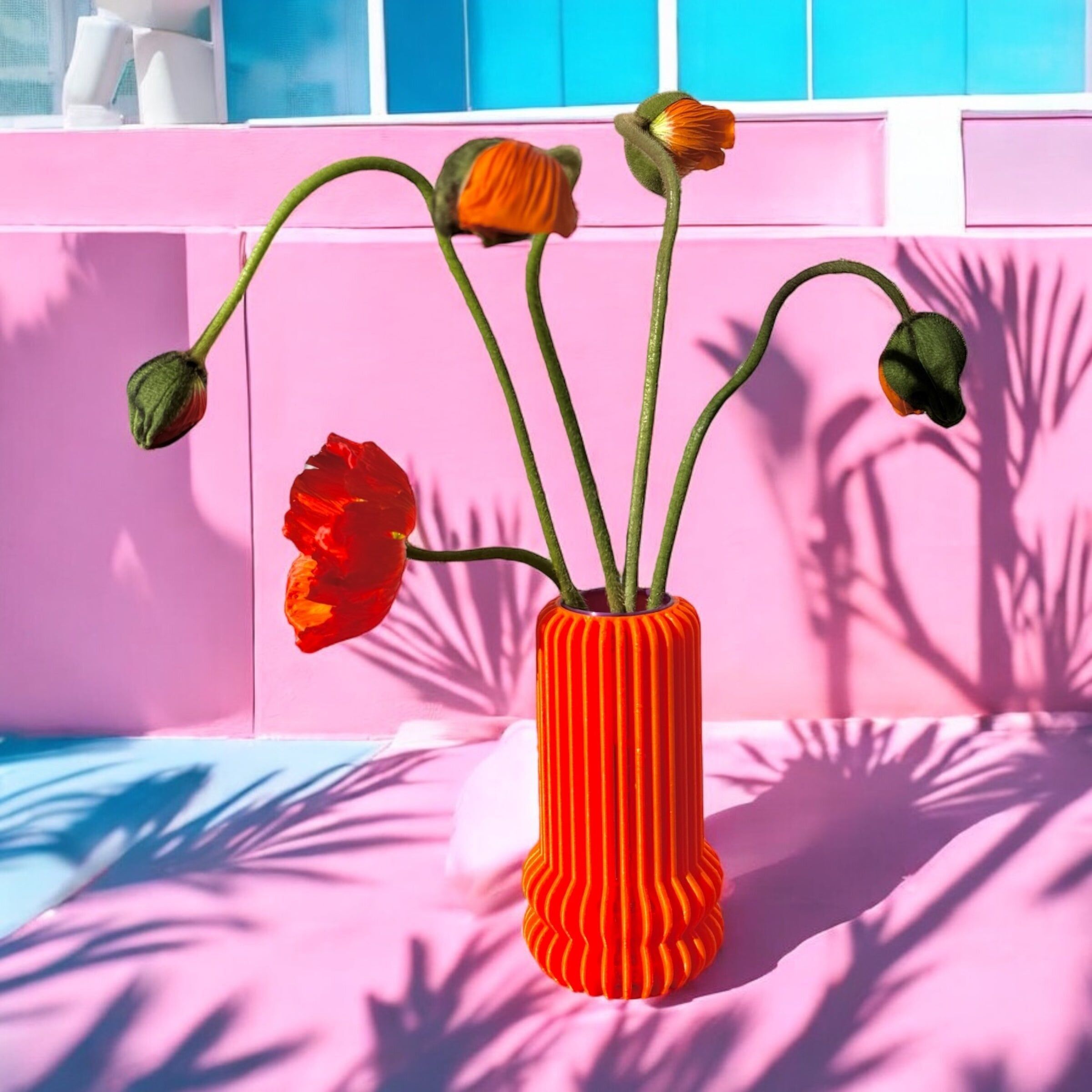 Fantaisie 150 % * Orange néon translucide