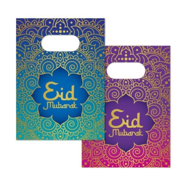 4 Geschenktüten aus Papier – Eid Mubarak