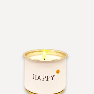 Happy vegetable candle - Orange blossom