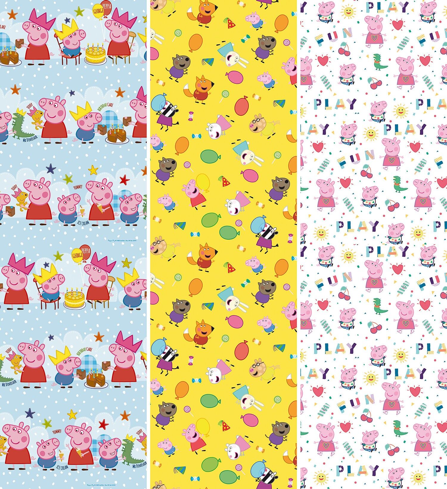 Geschenkpapier, 70 x 200 cm – Peppa Pig