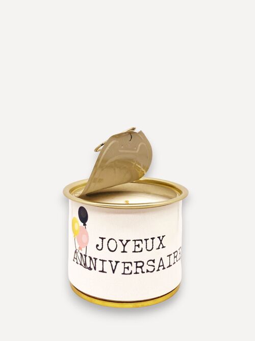 Bougie végétale Joyeux anniversaire -  Fleur de Cerisier