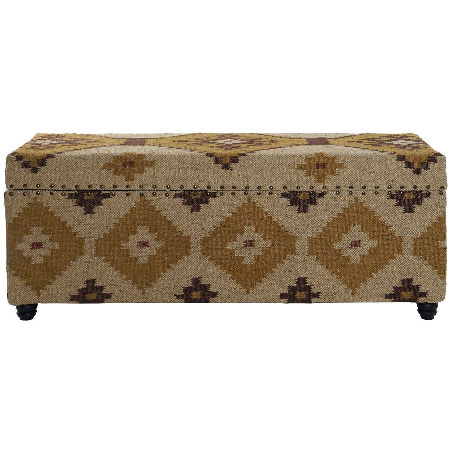 Kilim Arcon en laine et coton, tissé à la main, 120 x 40 x 45 cm, MB216491
