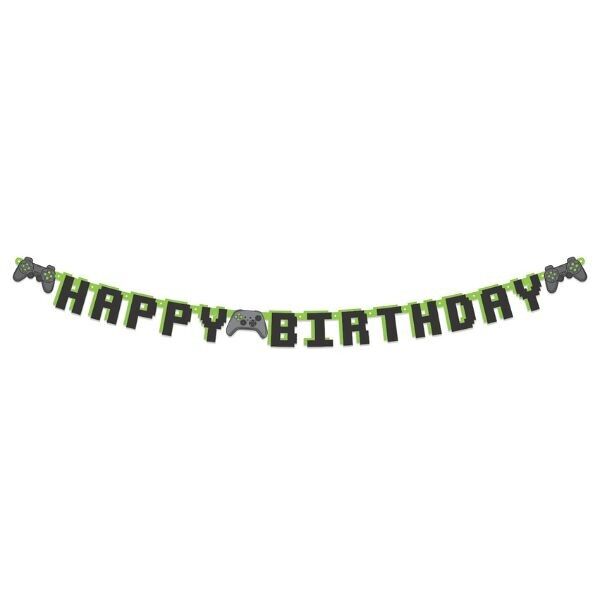 Banner de Feliz Cumpleaños - Juegos