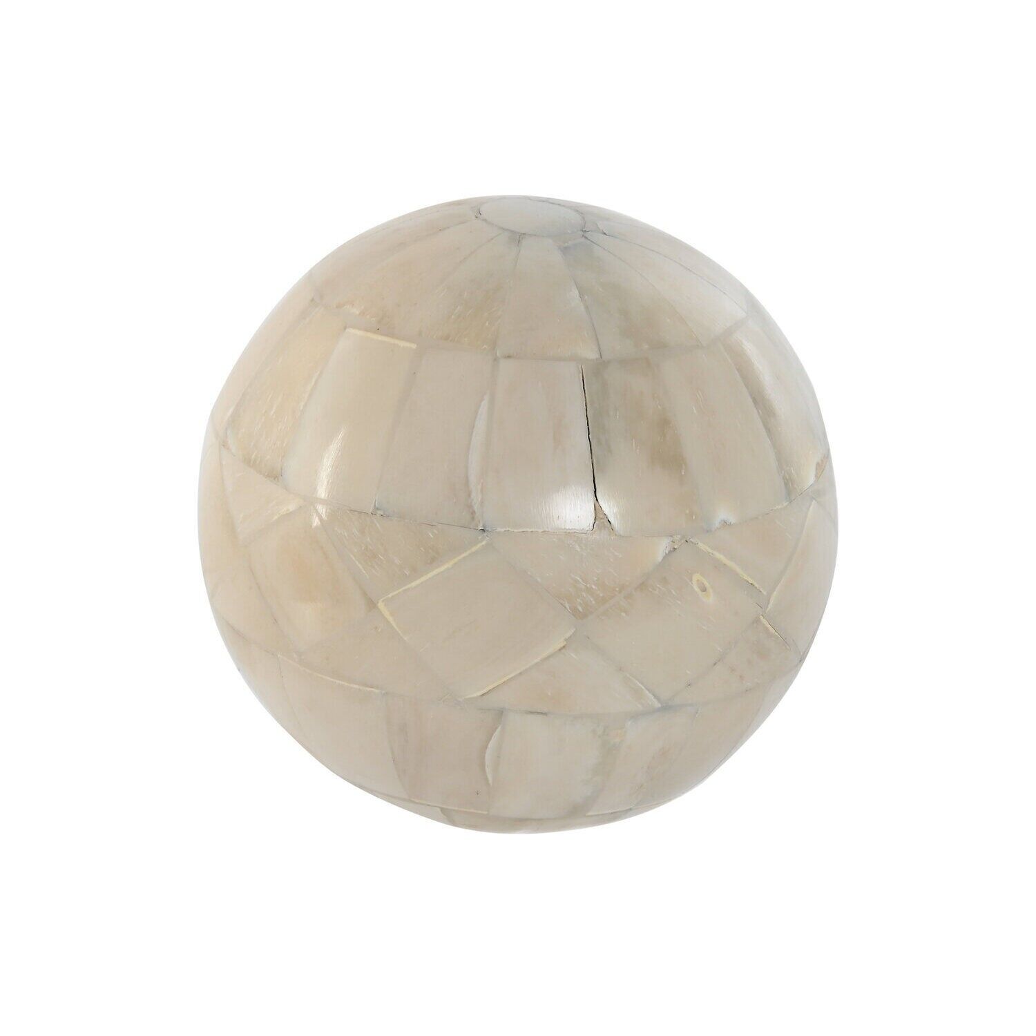 Boule décorative, forme d'os de mangue, 10 x 10 x 10 cm, forme de losange naturel, LD214538