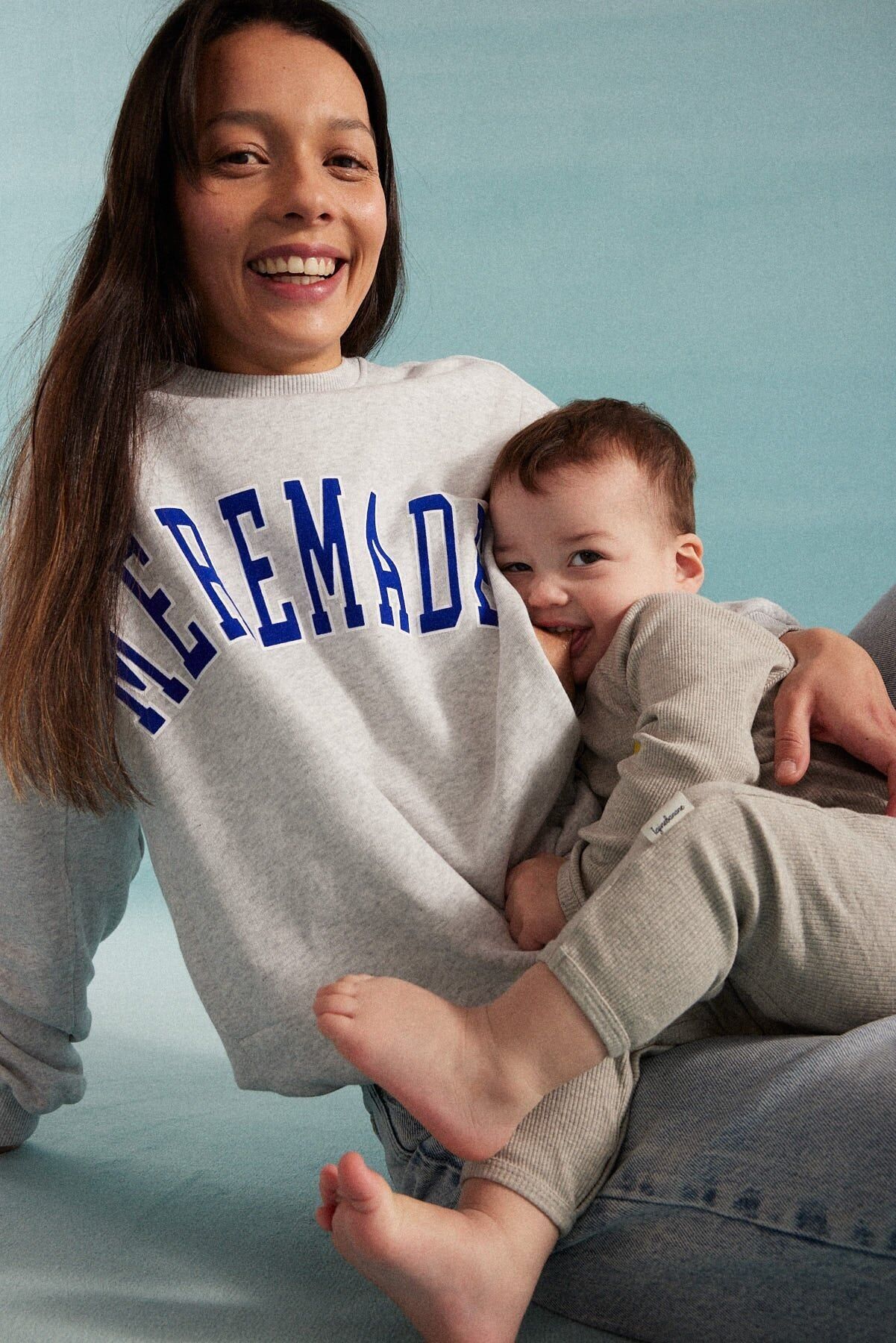 Sudadera hecha a mano - Gris - AKS