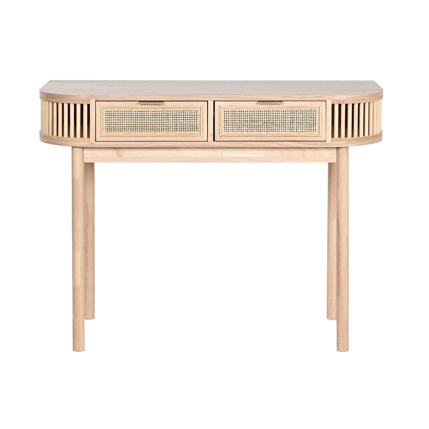 Console en rotin de sapin 100x40x76 15.00 naturel MB212470
