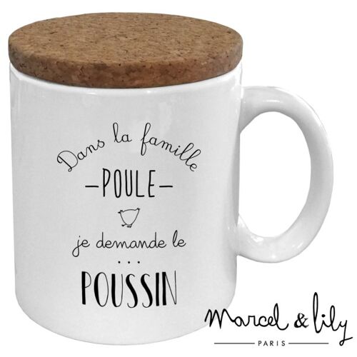 Mug céramique - message - Poussin