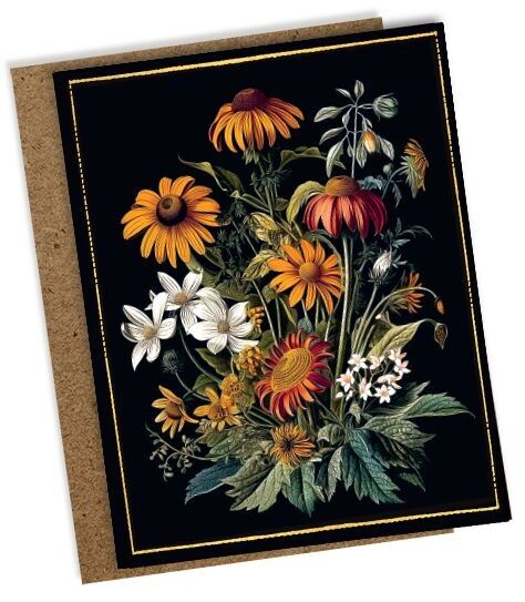 Mini greeting card sun hat