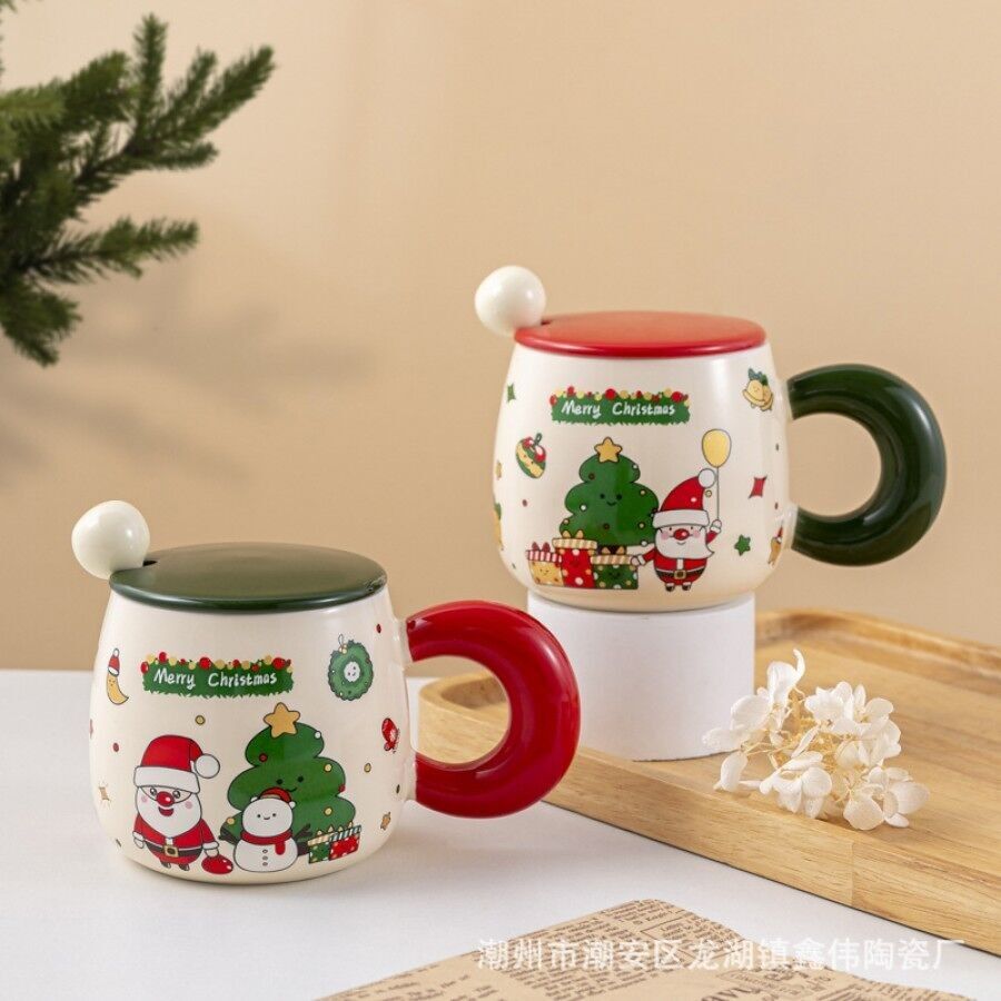 Weihnachtstasse aus Keramik