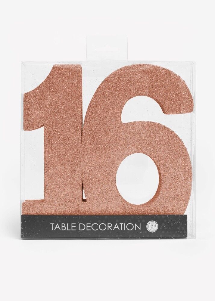 Decoración de mesa oro rosa 16