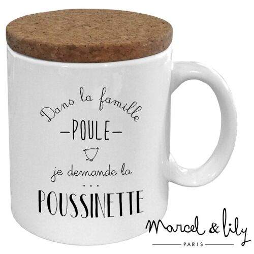 Mug céramique - message - Poussinette