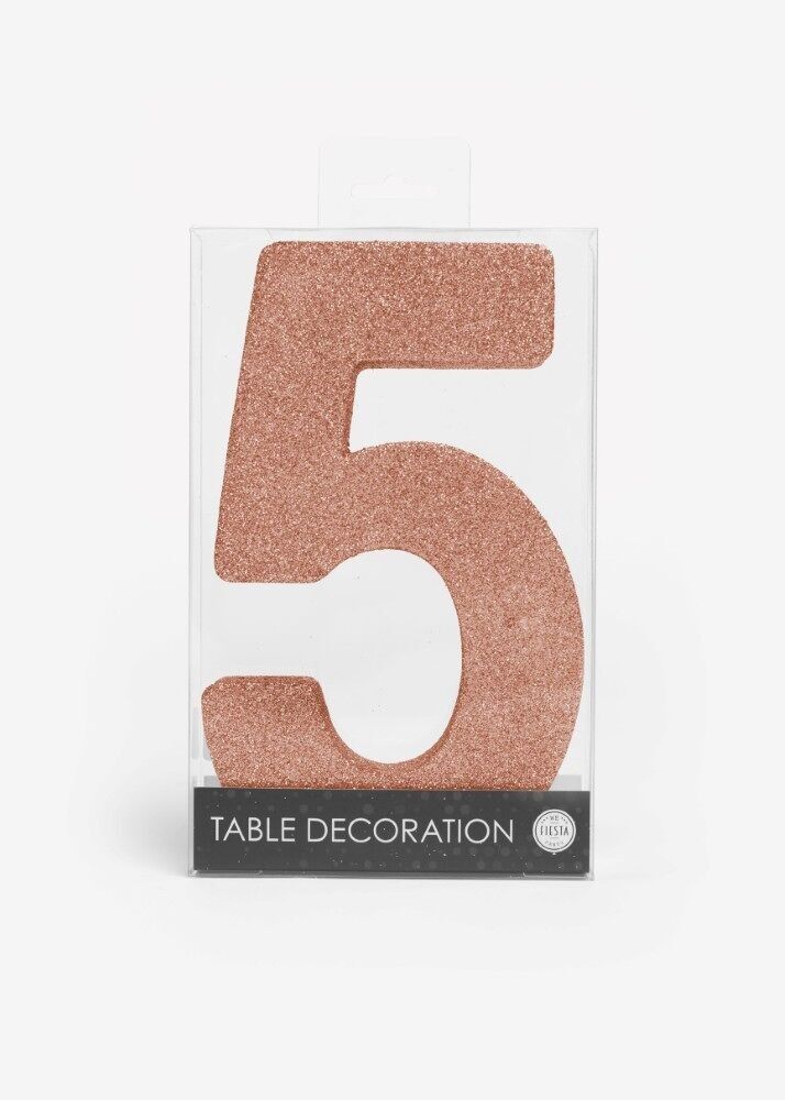 Decoración de mesa oro rosa 5