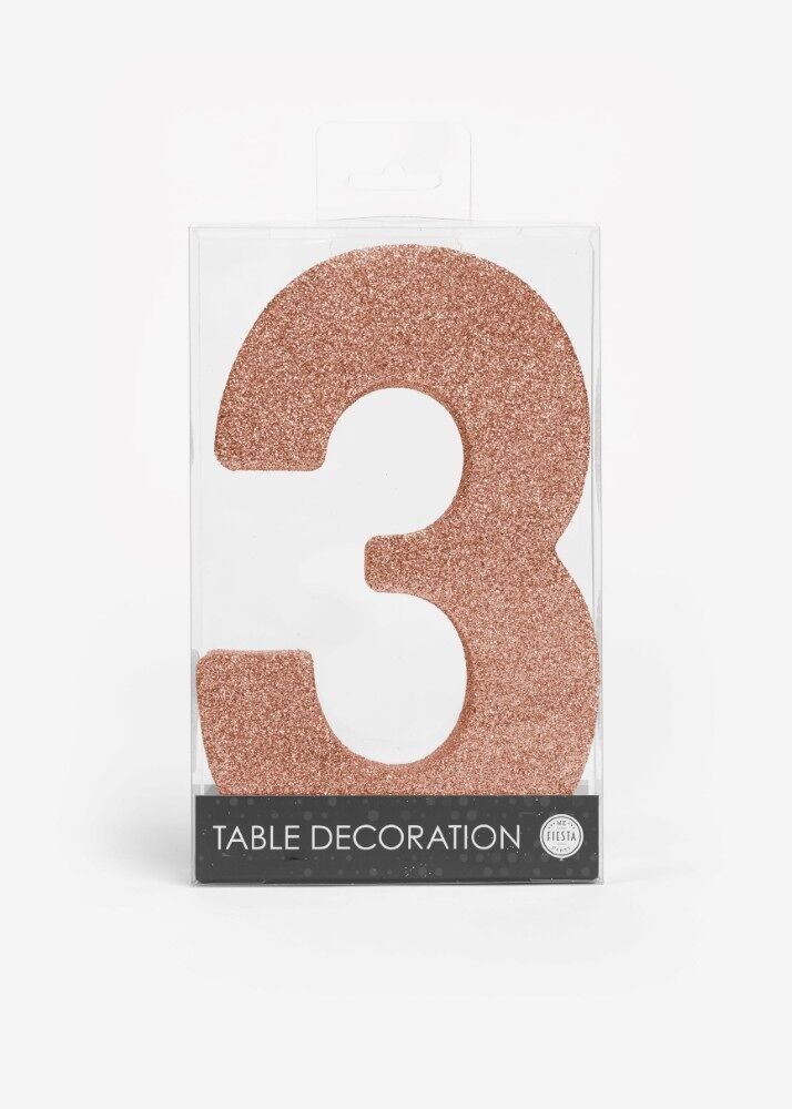 Decoración de mesa oro rosa 3