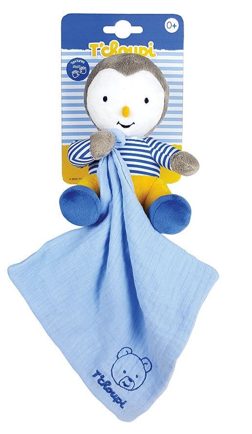 Peluche T'CHOUPI para bebé con manta suave de 34 cm