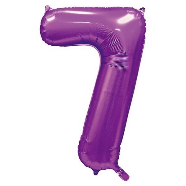 Pallone foil 34" n. 7 viola satinato