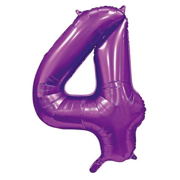 Folienballon 34" Nr. 4 Satin-Lila