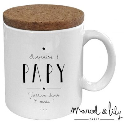 Mug céramique - message - Surprise Papy !