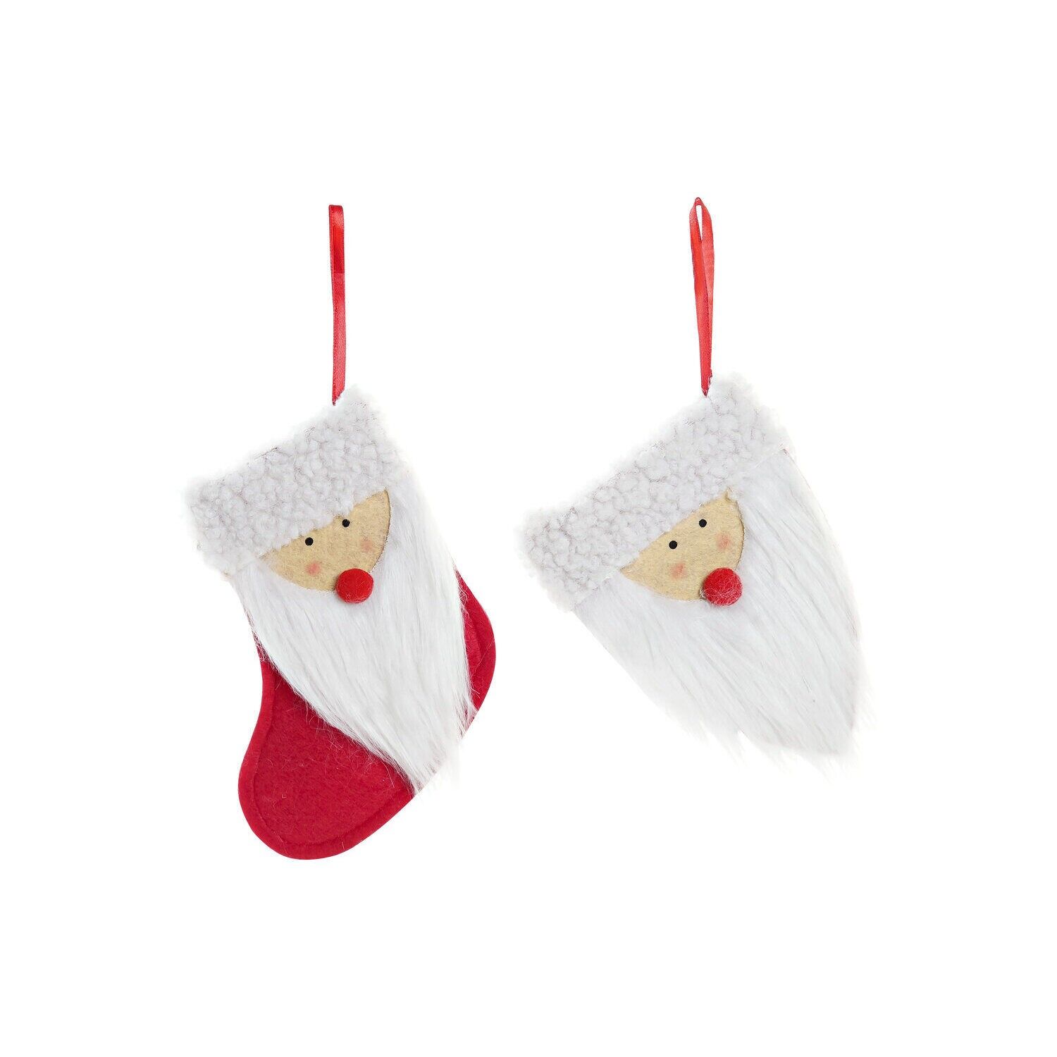 Décoration suspendue en feutrine 20x1x16 bas 2 sud - Décoration de Noël - NV198254