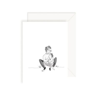 Tenderness Card - Dad and Boy