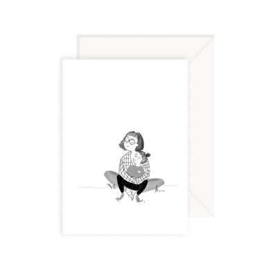 Tenderness Card - Mom and Daughter