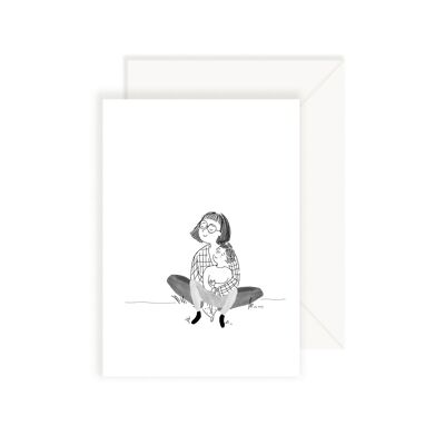 Tenderness Card - Mom and Boy