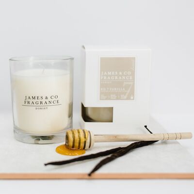 No. 7 vanilla 35hr glass candle