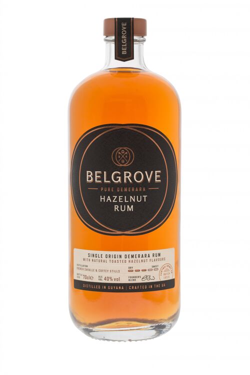 Belgrove Hazelnut Rum 700 ml | 40% Vol.