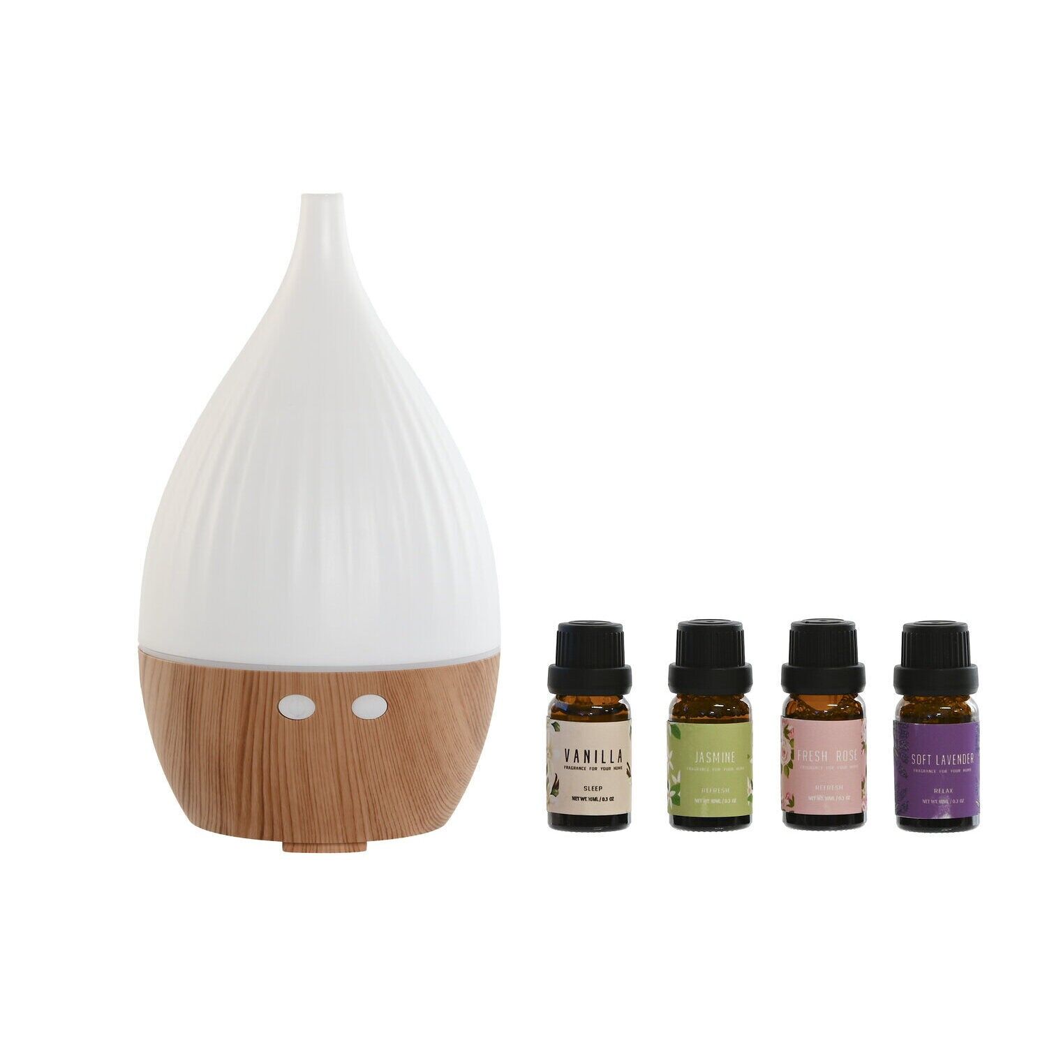 Aroma diffuser set 4 pvc 11x11x19 10ml humidified DA217284
